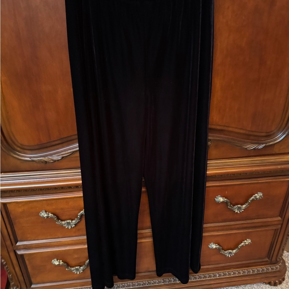 Chico's Elegant Black Wide Leg Pants